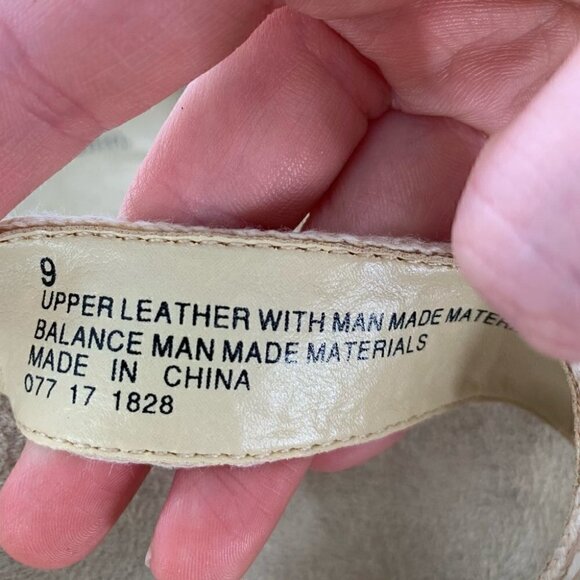 Xhilaration sandals 9 gray tan leather suede chunky platforms vintage y2k 90s - Picture 12 of 14